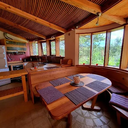 Holiday home Maison Ronde Atypique La Vacquerie-et-Saint-Martin-de-Castries